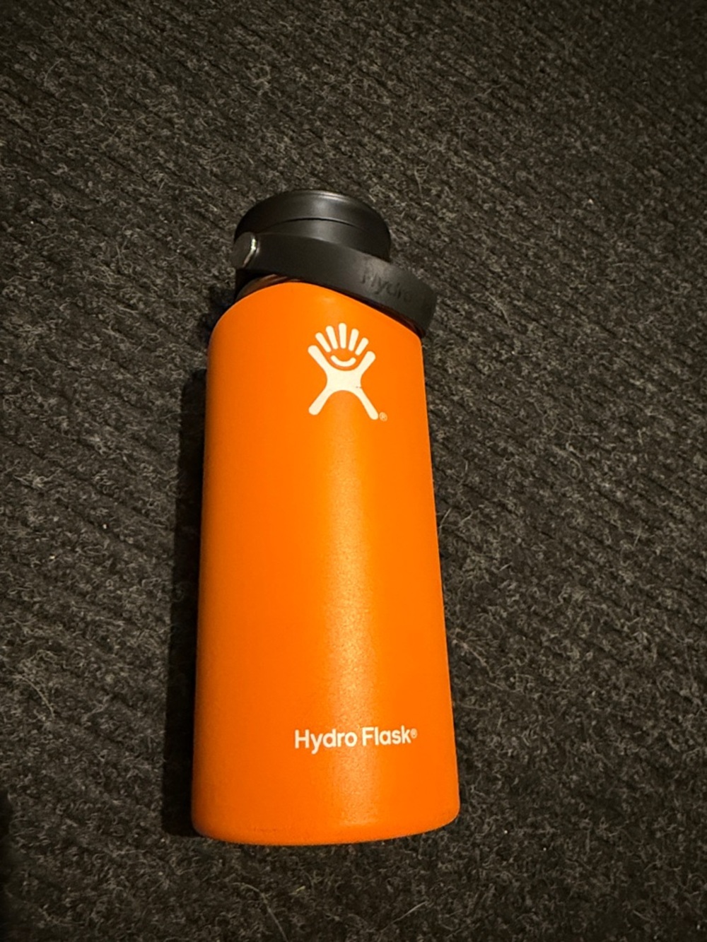 Hydro Flask Orange Stainless Water Bottle 32 oz